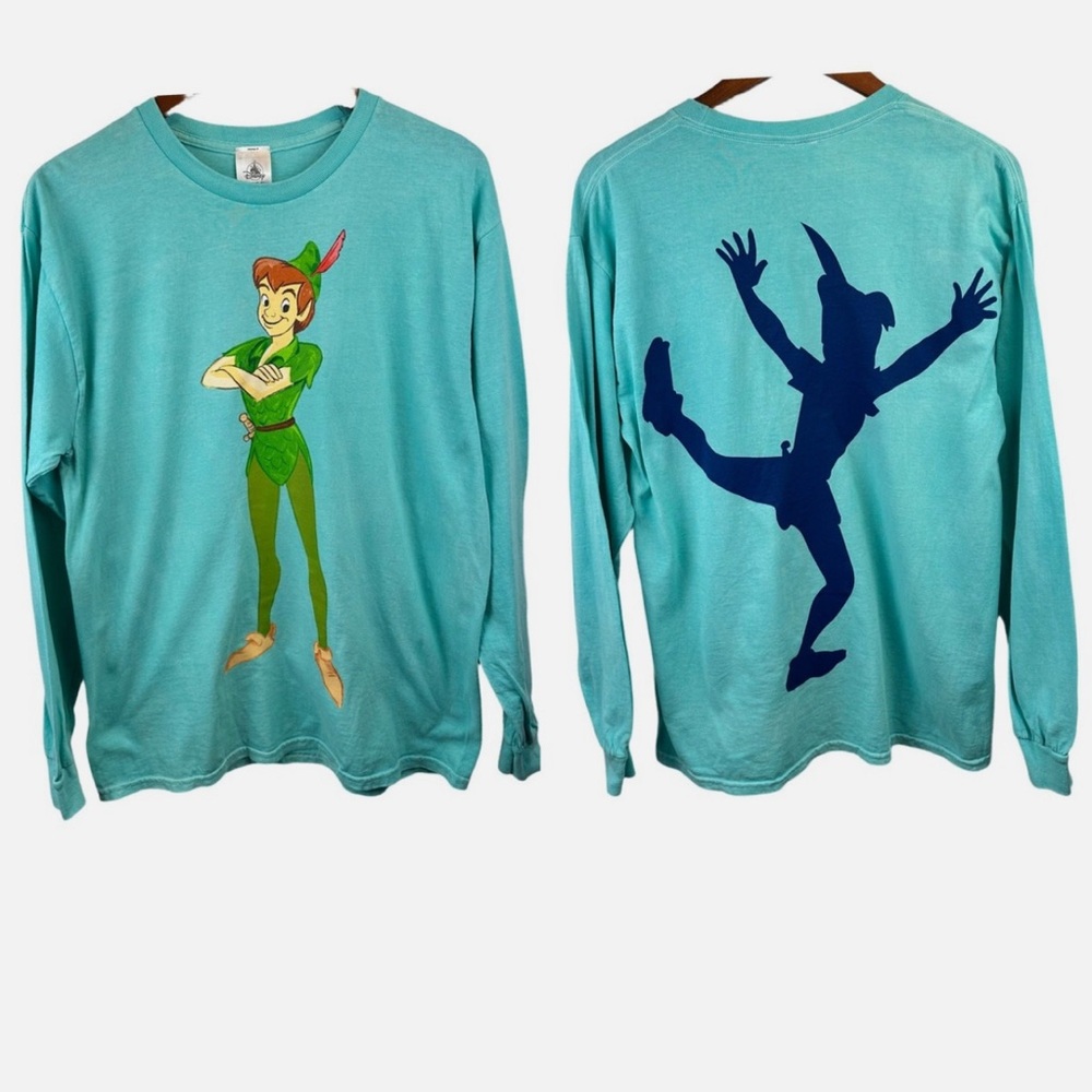 NWOT Turquoise Disney Peter Pan Cuffed Long Sleeve